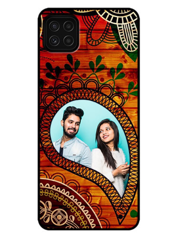 Custom Galaxy A22 5G Custom Metal Phone Case - Abstract Colorful Design