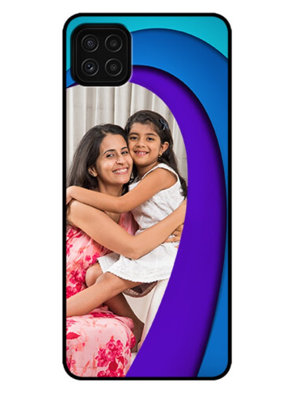 Custom Galaxy A22 5G Custom Metal Phone Case - Simple Pattern Design