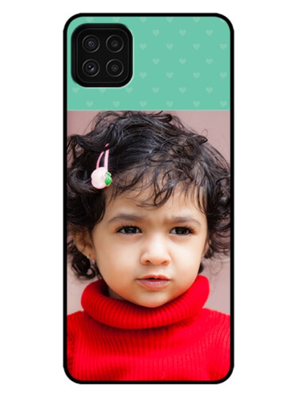 Custom Galaxy A22 5G Custom Metal Phone Case - Lovers Picture Design