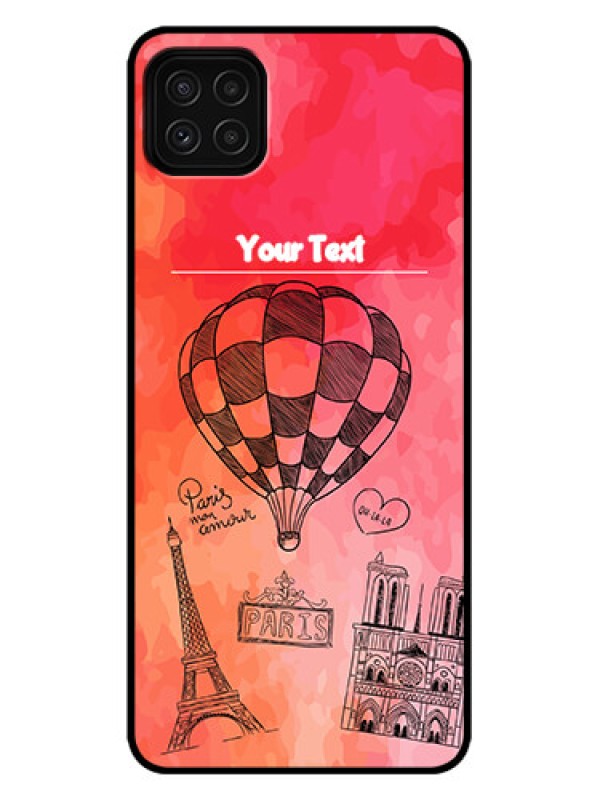 Custom Galaxy A22 5G Custom Metal Phone Case - Paris Theme Design