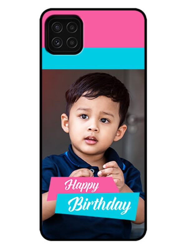 Custom Galaxy A22 5G Custom Metal Phone Case - Image Holder With 2 Color Design