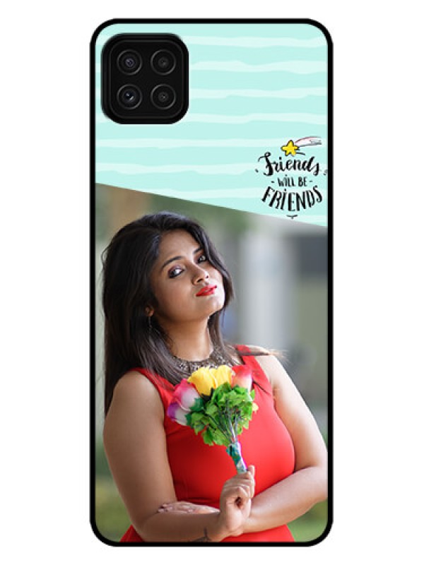 Custom Galaxy A22 5G Custom Metal Phone Case - Friends Picture Icon Design