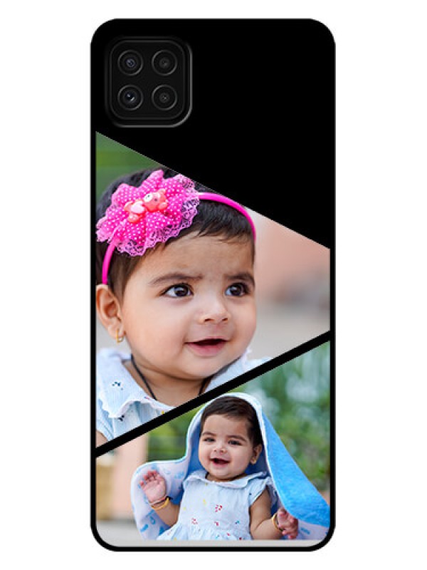 Custom Galaxy A22 5G Custom Metal Phone Case - Semi Cut Design