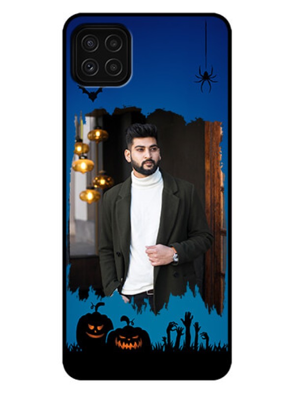 Custom Galaxy A22 5G Custom Metal Phone Case - With Pro Halloween Design