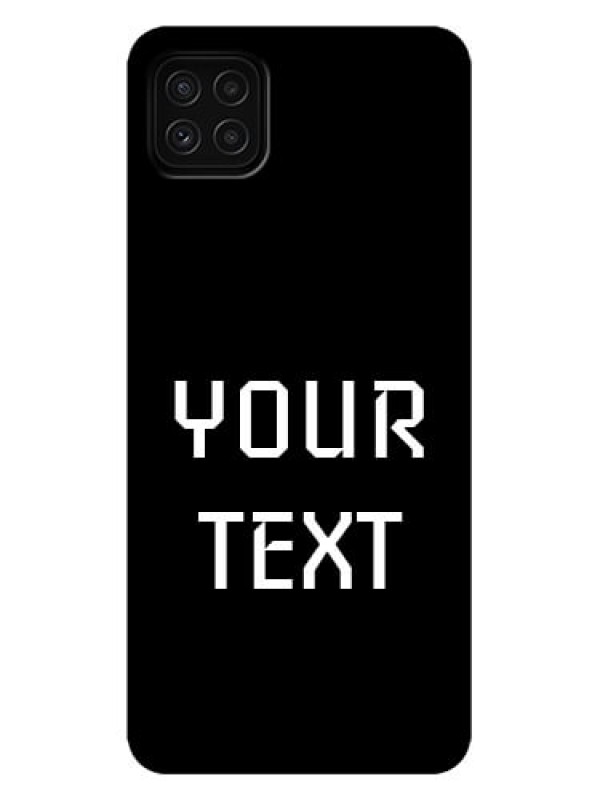 Custom Galaxy A22 5G Custom Metal Phone Case - Your Name Design