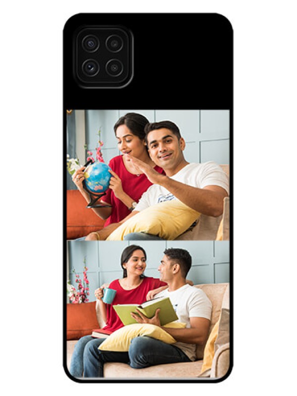 Custom Galaxy A22 5G Custom Metal Phone Case - 2 Images Design