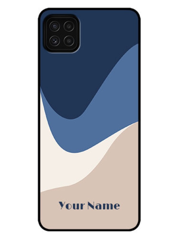 Custom Galaxy A22 5G Custom Metal Phone Case - Abstract Drip Art Design