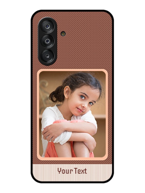 Custom Galaxy A26 5G Custom Metal Phone Case - Purple Floral Design