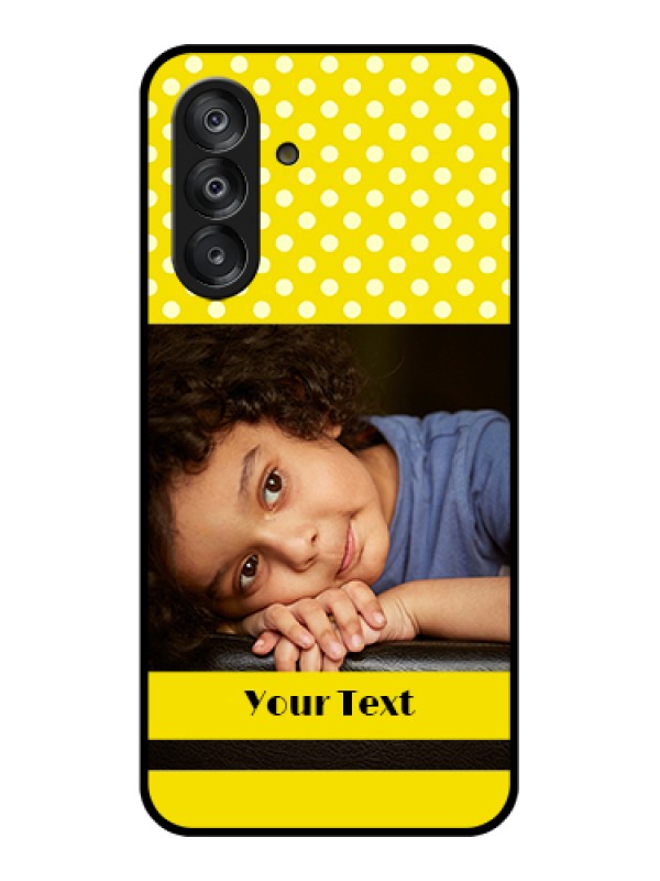 Custom Galaxy A26 5G Custom Metal Phone Case - Blue Pattern Design