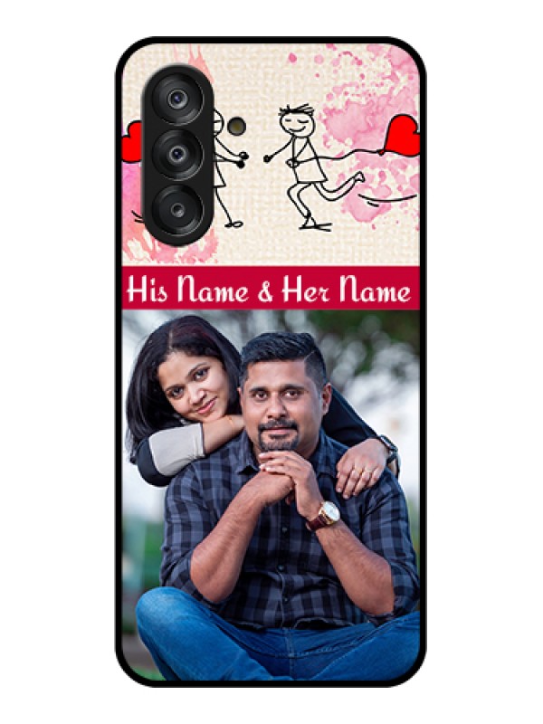 Custom Galaxy A26 5G Custom Metal Phone Case - Simple Diamond Design