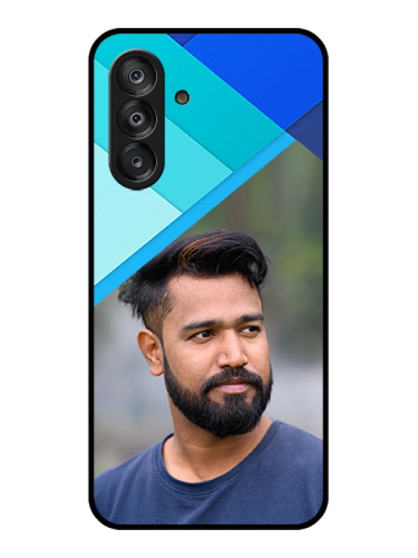 Custom Galaxy A26 5G Custom Metal Phone Case - 2 Image Holder With Pattern Design