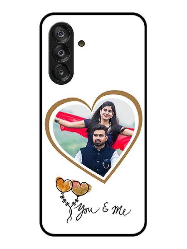 Custom Galaxy A26 5G Custom Metal Phone Case - Letters Pattern Design