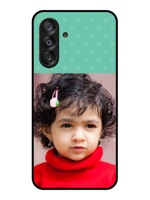Custom Galaxy A26 5G Custom Metal Phone Case - Family With Dots Design