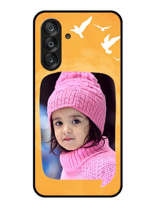 Custom Galaxy A26 5G Custom Metal Phone Case - Neon Abstract Design