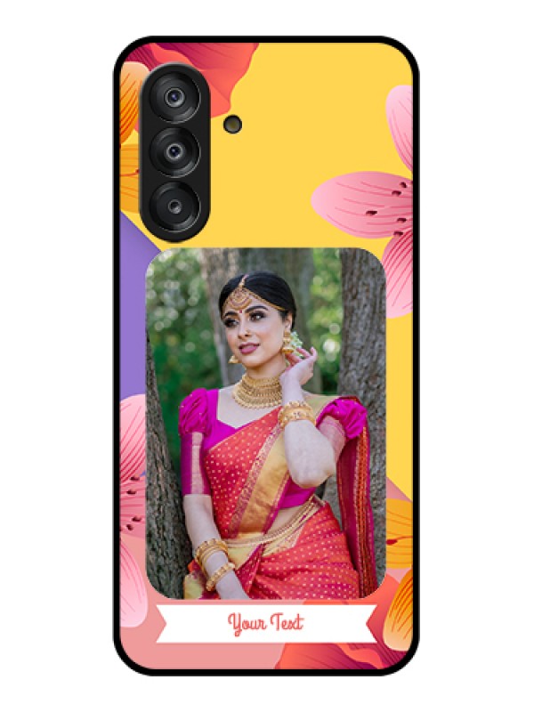 Custom Galaxy A26 5G Custom Metal Phone Case - Triangle Pattern Dotted Design