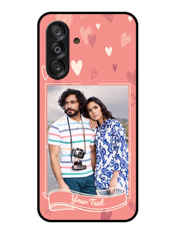 Custom Galaxy A26 5G Custom Metal Phone Case - Calm Woman Line Art Design