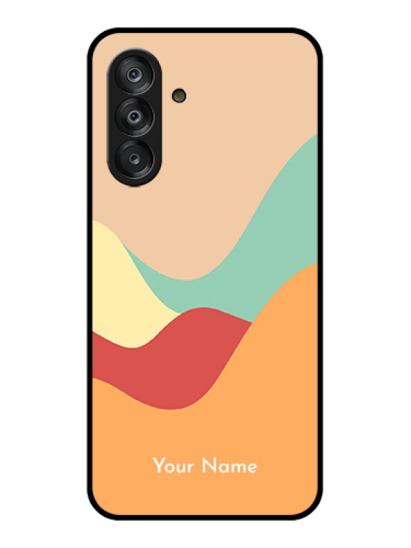 Custom Galaxy A26 5G Custom Metal Phone Case - Ocean Waves Multi - Colour Design