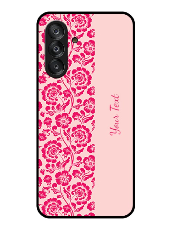 Custom Galaxy A26 5G Custom Metal Phone Case - Attractive Floral Pattern Design