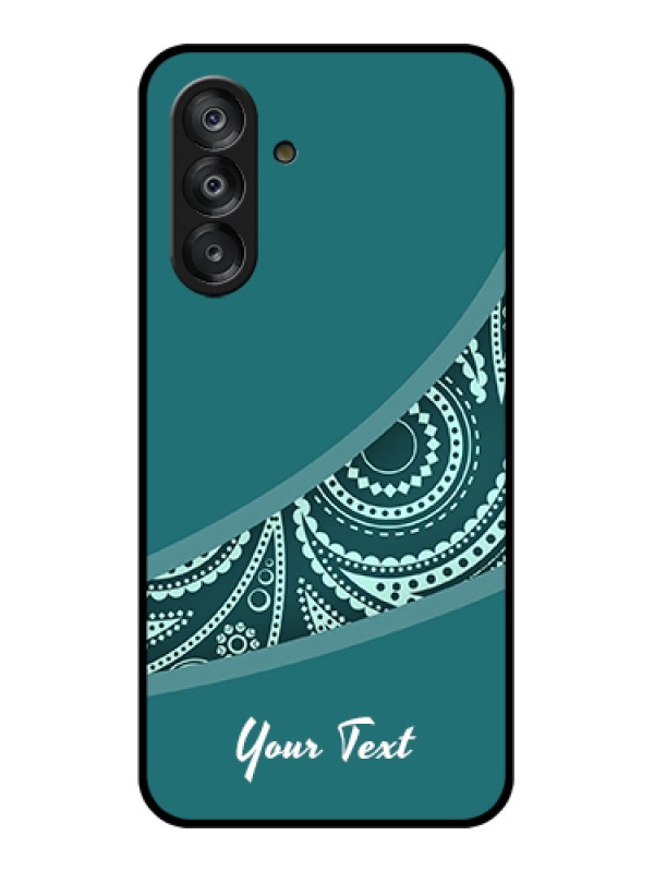 Custom Galaxy A26 5G Custom Metal Phone Case - Semi Visible Floral Design