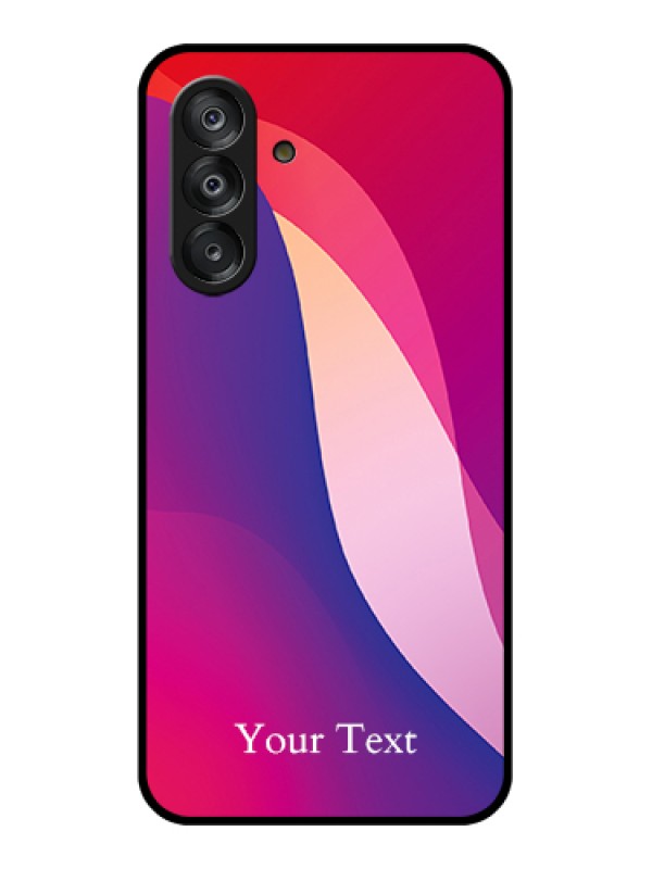 Custom Galaxy A26 5G Custom Metal Phone Case - Digital Abstract Overlap Design