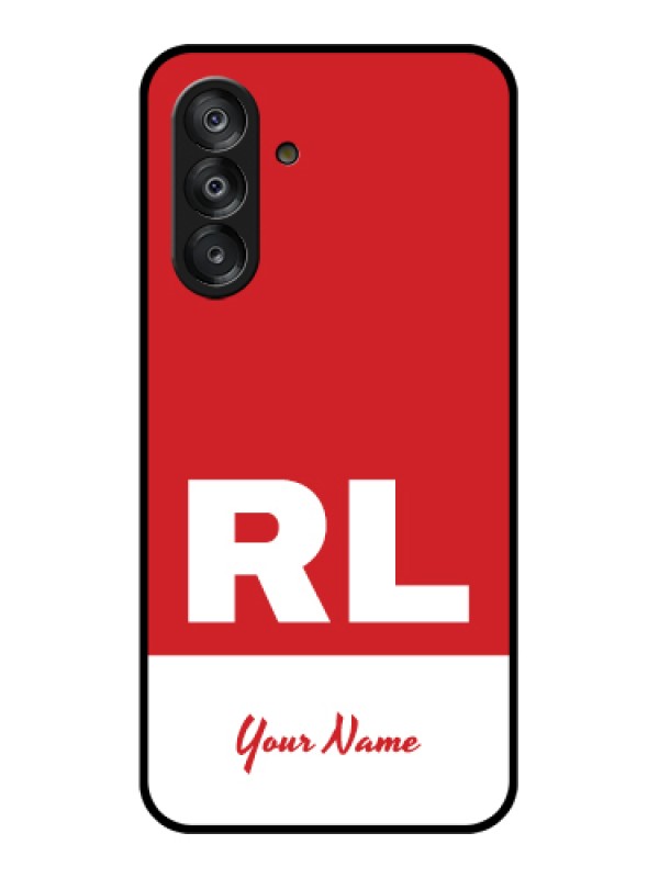 Custom Galaxy A26 5G Custom Metal Phone Case - Dual Tone Custom Text Design