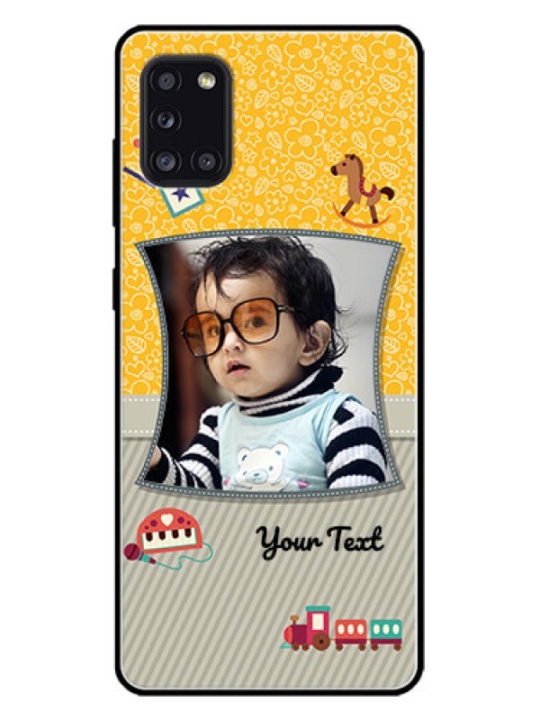 Custom Galaxy A31 Custom Metal Phone CaseBaby Picture Upload Design