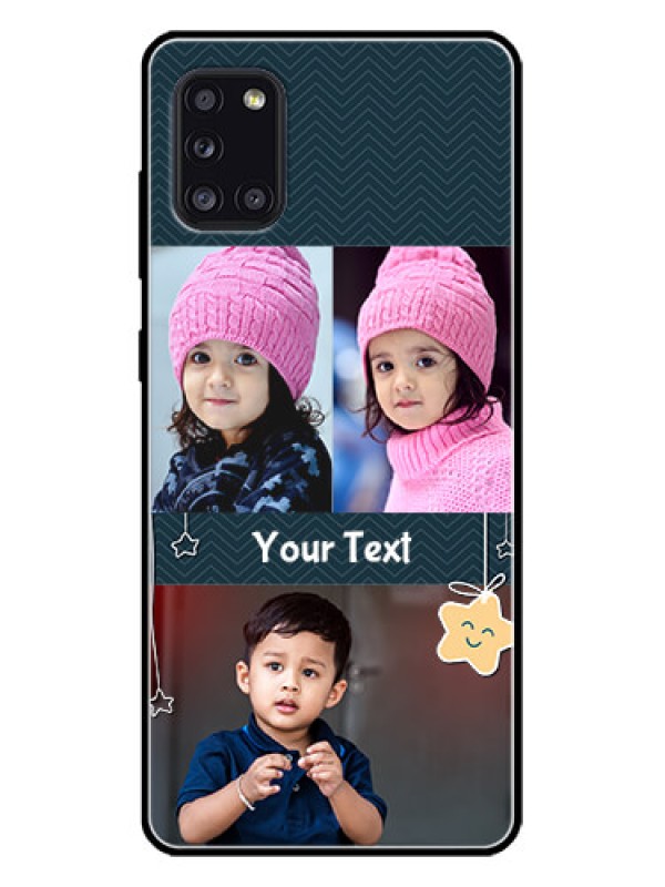 Custom Galaxy A31 Custom Metal Phone CaseHanging Stars Design