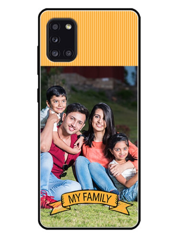 Custom Galaxy A31 Custom Metal Phone CaseMy Family Design