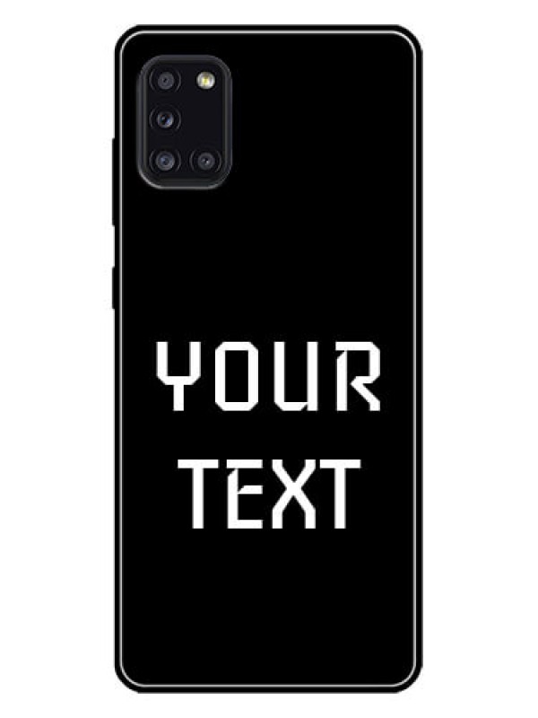 Custom Galaxy A31 Custom Metal Phone CaseYour Name Design