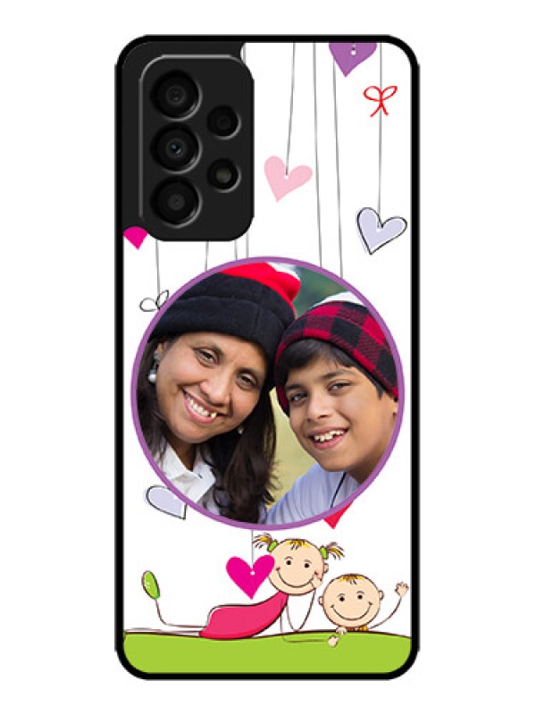 Custom Galaxy A33 5G Custom Metal Phone CaseCute Kids Phone Case Design