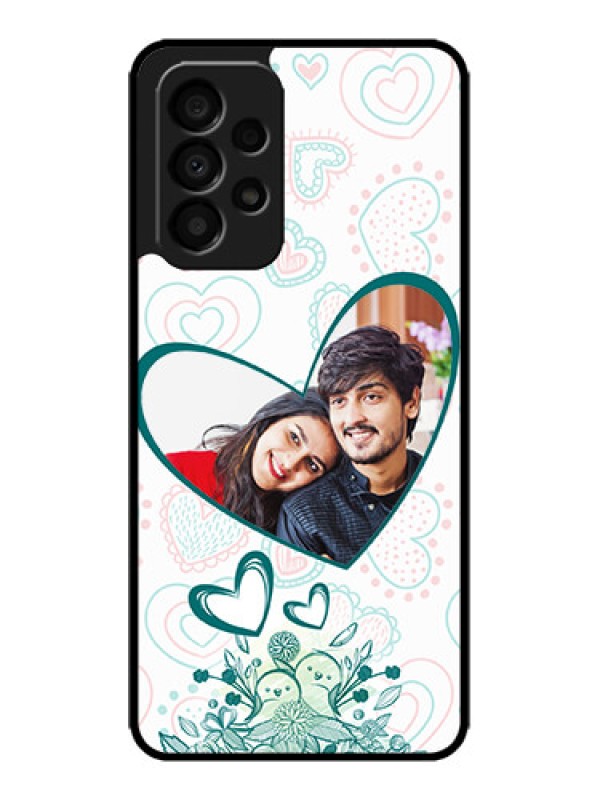 Custom Galaxy A33 5G Custom Metal Phone CasePremium Couple Design