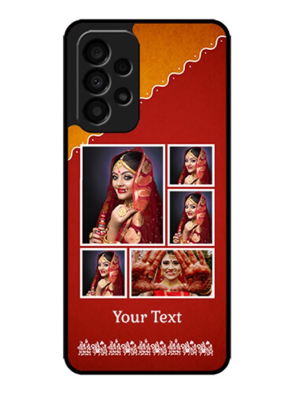 Custom Galaxy A33 5G Custom Metal Phone CaseWedding Pic Upload Design
