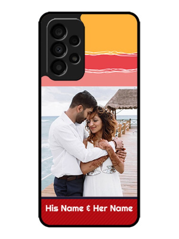 Custom Galaxy A33 5G Custom Metal Phone CaseColorful Case Design