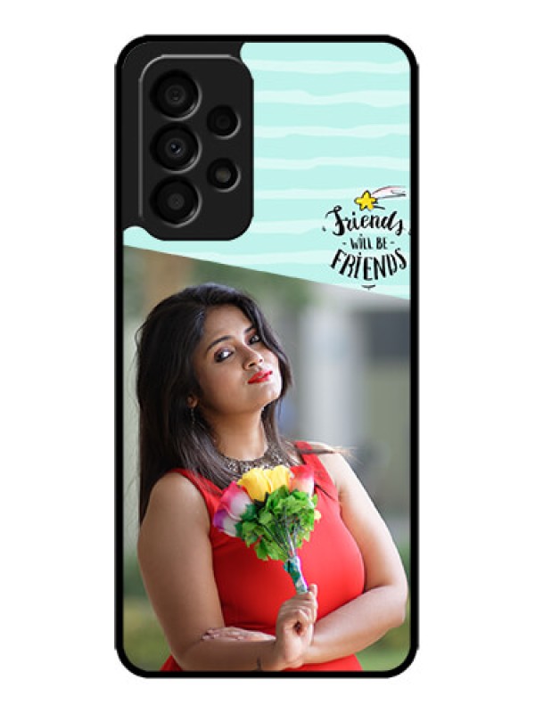 Custom Galaxy A33 5G Custom Metal Phone CaseFriends Picture Icon Design