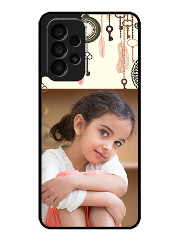 Custom Galaxy A33 5G Custom Metal Phone CaseBoho Style Design