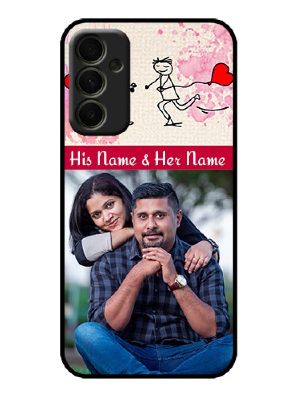 Custom Galaxy A34 5G Custom Metal Phone Case - You And Me Case Design