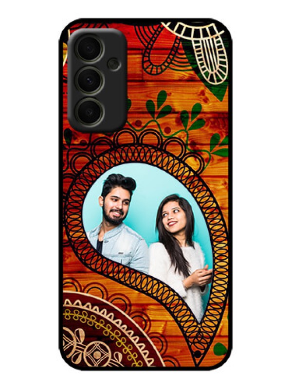 Custom Galaxy A34 5G Custom Metal Phone Case - Abstract Colorful Design