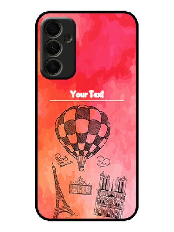 Custom Galaxy A34 5G Custom Metal Phone Case - Paris Theme Design