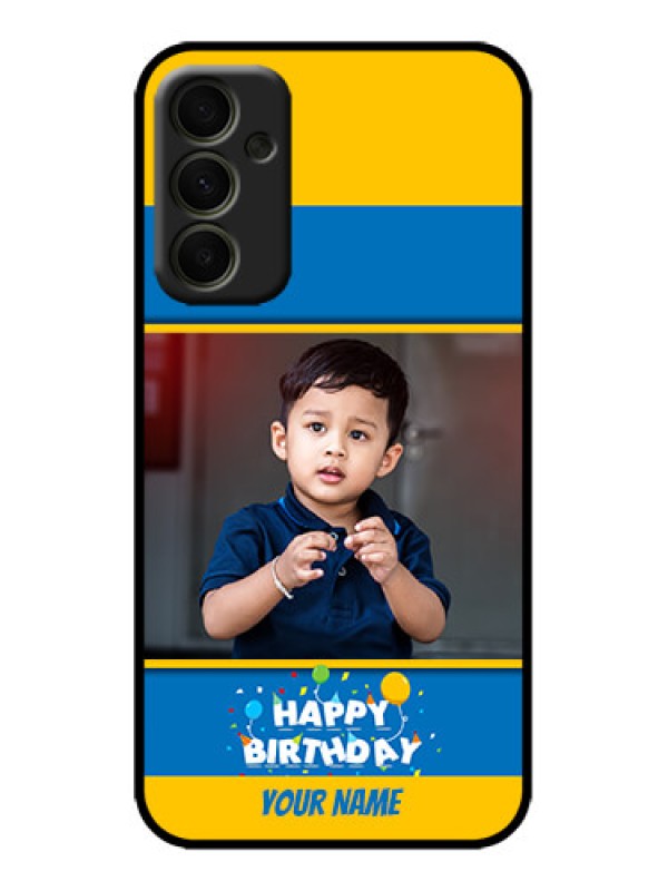 Custom Galaxy A34 5G Custom Metal Phone Case - Birthday Wishes Design