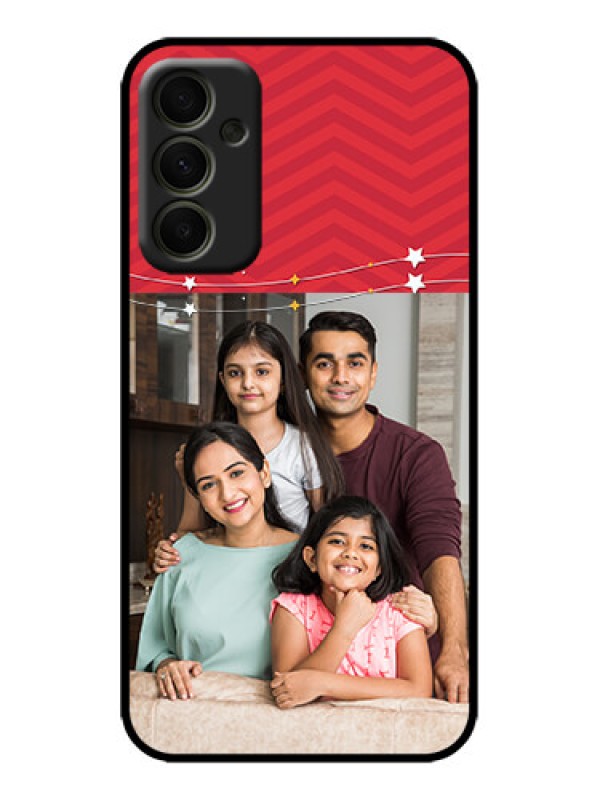Custom Galaxy A34 5G Custom Metal Phone Case - Happy Family Design