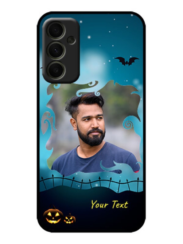 Custom Galaxy A34 5G Custom Metal Phone Case - Halloween Frame Design