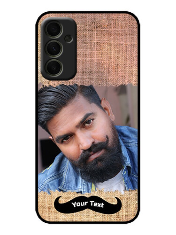 Custom Galaxy A34 5G Custom Metal Phone Case - With Texture Design