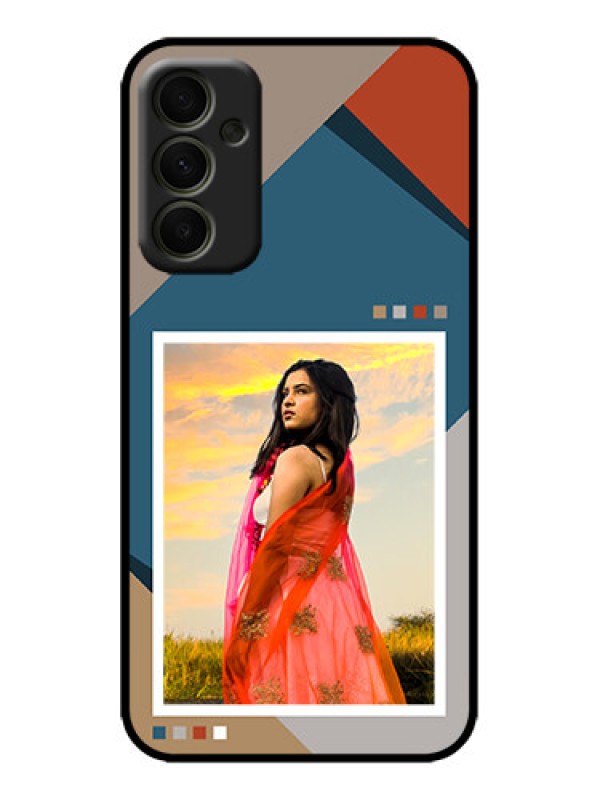 Custom Galaxy A34 5G Custom Metal Phone Case - Retro Color Pallet Design