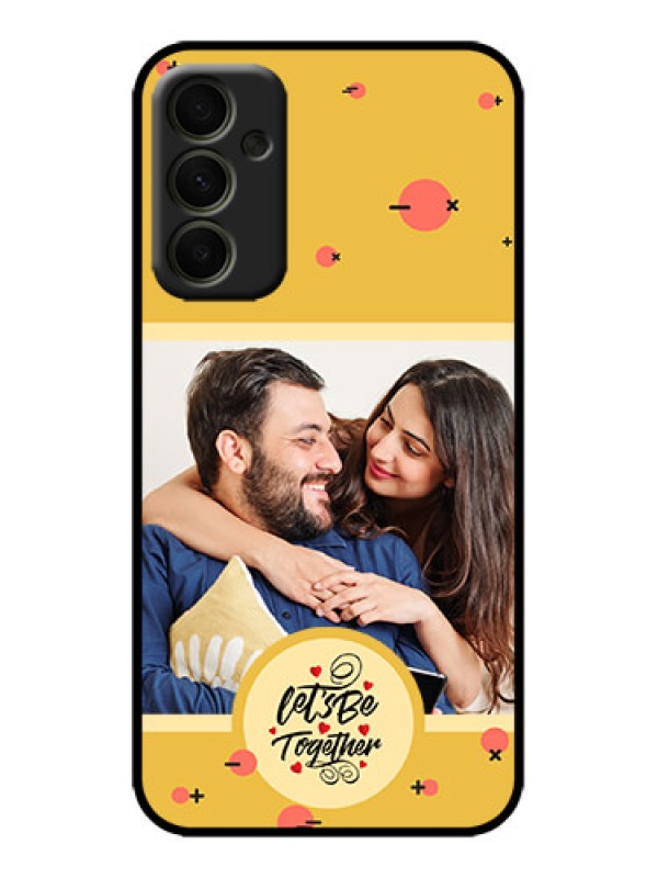 Custom Galaxy A34 5G Custom Metal Phone Case - Lets Be Together Design