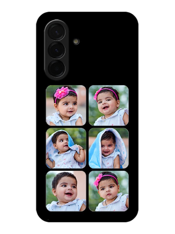 Custom Galaxy A36 5G Custom Metal Phone CaseSimple Pattern Photo Upload Design