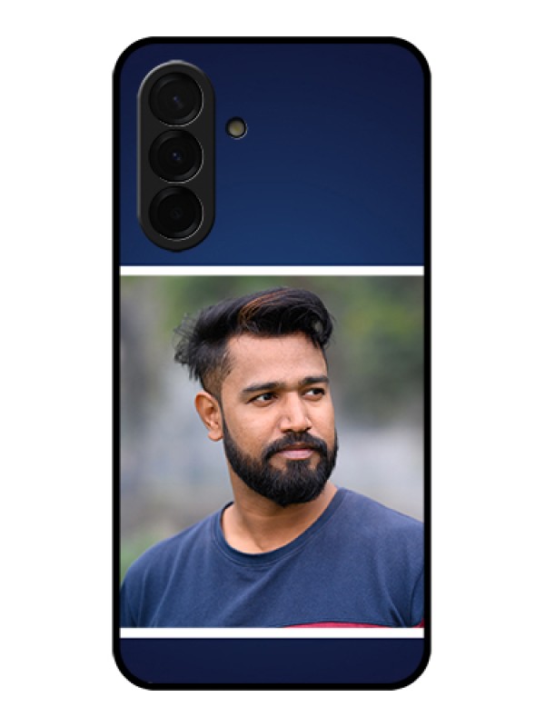 Custom Galaxy A36 5G Custom Metal Phone CaseViolet Pattern Design