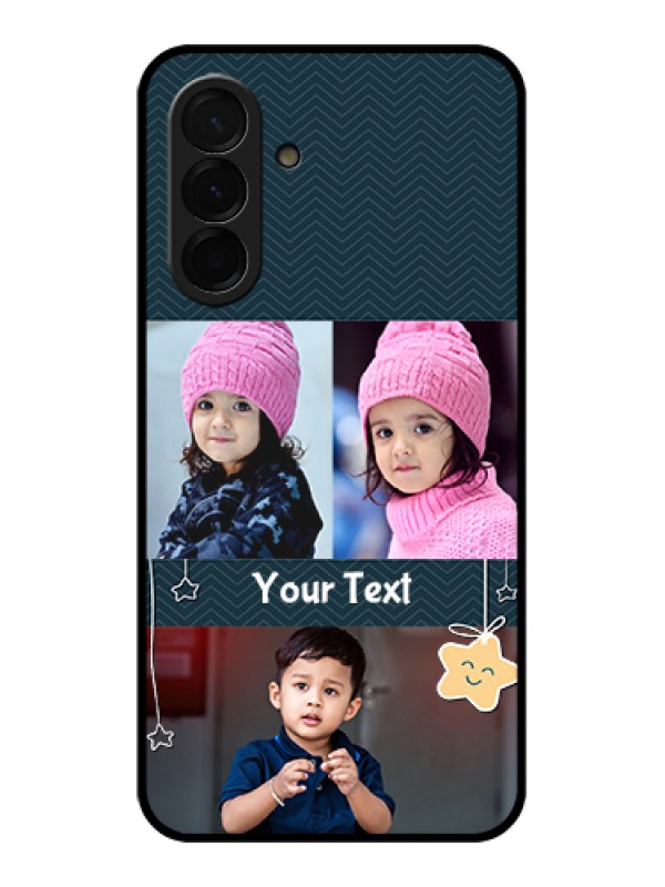 Custom Galaxy A36 5G Custom Metal Phone CaseCouples Heart Design