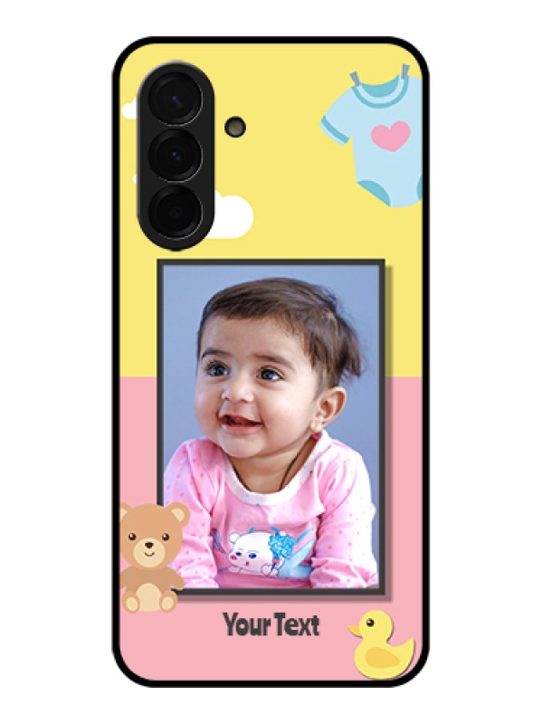 Custom Galaxy A36 5G Custom Metal Phone CaseWith Kids Pattern Design