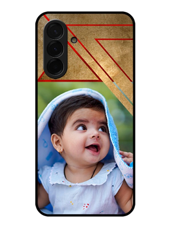 Custom Galaxy A36 5G Custom Metal Phone CaseLove Design Peach Color