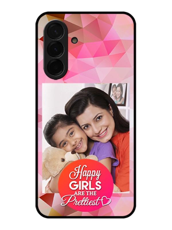 Custom Galaxy A36 5G Custom Metal Phone CaseRed Ribbon Frame Design